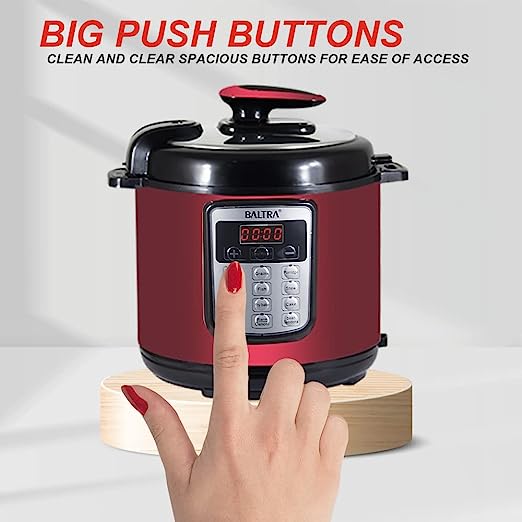 BALTRA SWIFT Electric Multi purpose Cooking Pot Pressure Cooker 2.2 Ltr (700 Watt) BALTRA SWIFT Electric Multi purpose Cooking Pot Pressure Cooker 2.2 Ltr (700 Watt)